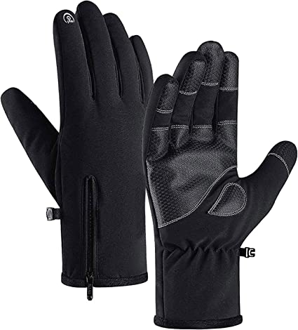 IMBEX-TOP-INDUSTRY 100% Waterproof Winter Gloves -30℉ Warm Windproof All Fingers Touch Screen Gloves for Men Skiing and Outdoor Work