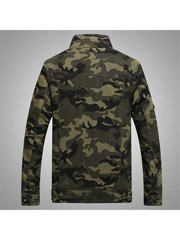 Camo Denim jacket 